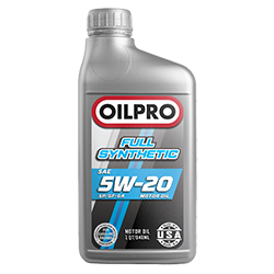 oilpro full synthetic motor oil 5w20 6/1 quart case