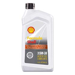 shell formula synthetic blend motor oil 5w30 6/1 quart case