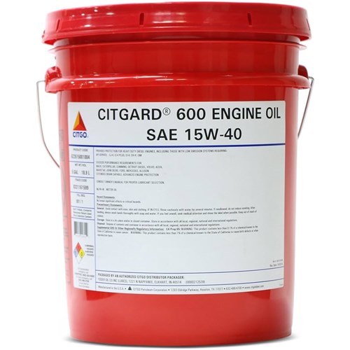 CITGO 600 CK-4 15W40 3/1 GAL