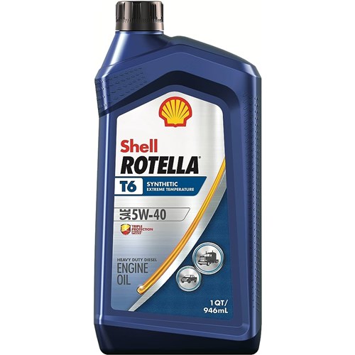 SHE ROTELLA T6 FULL SYNT 5W40 6/1QT