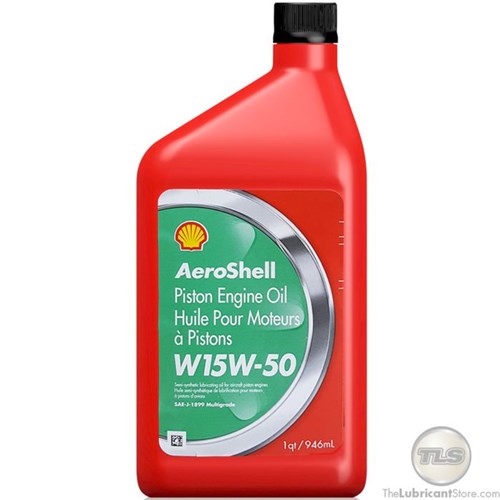 SHE AEROSHELL W 15W50 6/1 QT