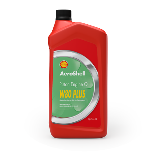 SHE AEROSHELL W PLUS 80 6/1 QT CASE